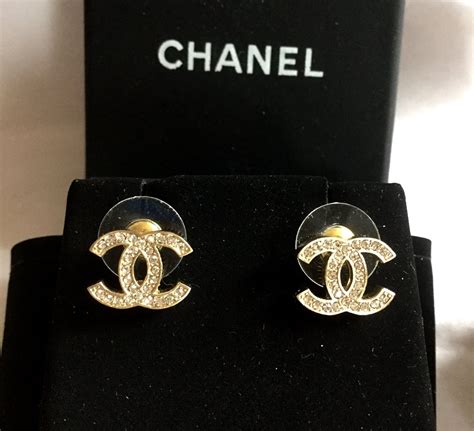 chanel stud earrings price 2015|authentic Chanel stud earrings.